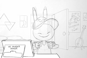 create line art animation, 2d animation, minimalist animation, hand drawn video