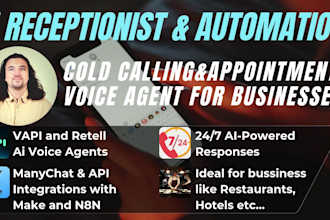 build an ai voice receptionist for businesses cold calling and automation