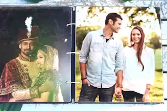 make an album for wedding,