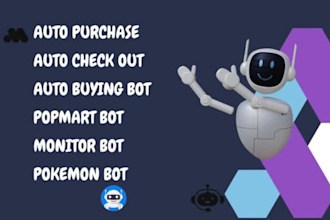 automatic purchase bot auto checkout bot  shopping bot pokemon bot carting bot