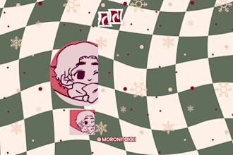 draw a cute chibi ych matching icon shared bond