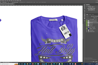 create PSD custom tshirt mockup