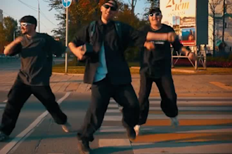 do tiktok dance, group dance afrobeat dance, shuffle dance, group and twerking