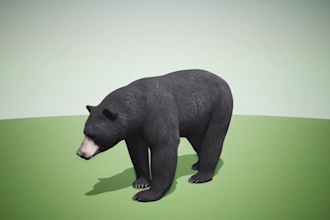 integrate 3d animal animation 3d animal model 3d animal rig cgi animal for film