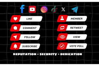 grow facebook, tiktok, instagram, twitter x, youtube views and followers