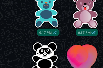 design amazing whatsapp stickers