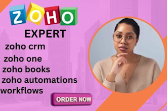 do zoho crm, zoho one, zoho books, workflows and automations