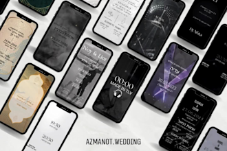 do a wedding invitation photography and HD video
