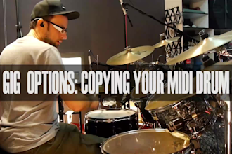 record professional HQ live drums for your song