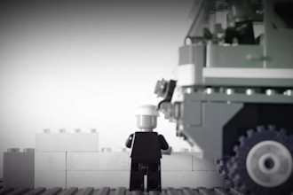 make this lego stop motion video with your logo