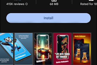 do professional mobile app screenshots design for app store and play store