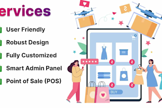 make fully customized PHP laravel ecommerce website