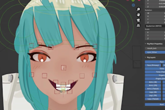 do advance 3d character rigging in blender