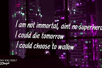 make lyrics video for your songs
