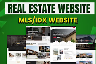 build real estate website realtor website with idx mls integration on wordpress