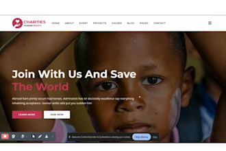 nonprofit website 501c3 donation ngo website non profit charity website on wix