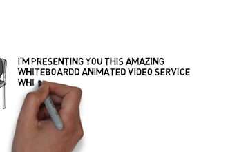 create whiteboard explainer animated doodle video
