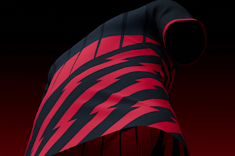 do 3d fashion design and pattern for clothing mockup and 3d grament animation