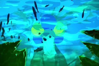 do 2d animated music video lyrics flat design music video cartoon style animate