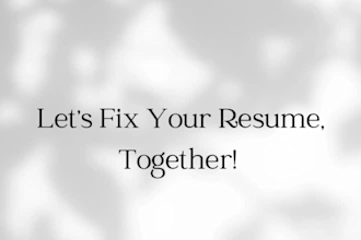 review and audit your resume with honest, voice recorded feedback