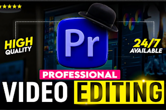 edit your vlogs, reels, podcasts, travel and all type of videos in just 24 hrs