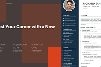 write and upgrade your CV
