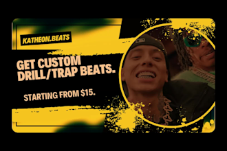 custom produce drill and trap beats for you