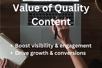 be your SEO website content writer, as well as your article and blog writ