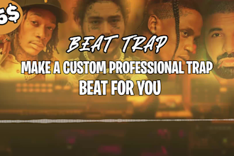 produce a professional trap beat for you