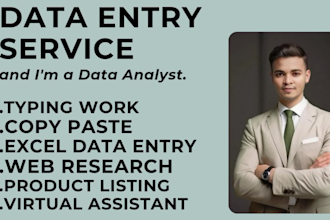 do fast and accurate manual data entry, copy paste