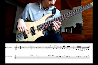 be your bass guitar teacher and give you online bass lessons