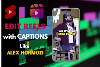 edit videos and reels in alex hormozi style