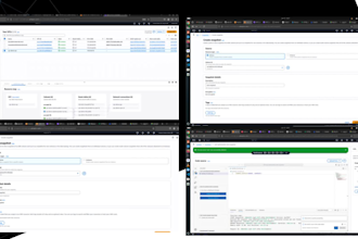 do AWS vpc, ec2, elb, sg, sftp, s3, lambda, iam, rds, sns, SSL, ses, route53