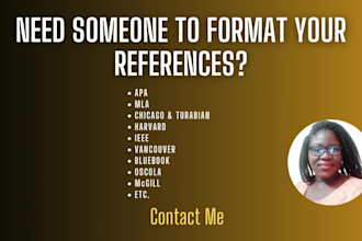 edit your paper to meet style and reference format