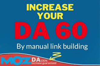 increase website domain authority da 60 guaranteed