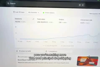 build a branded dropshipping shopify store