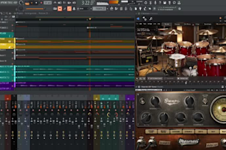 mixing and mastering the audio for you