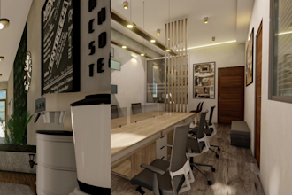 do interior design and realistic 3d renderings