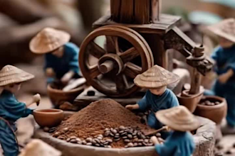 do ai miniature videos ai miniworkers ai food photography ai food miniature