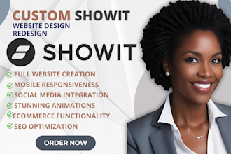 revamp showit website design customize showit template, update showit website