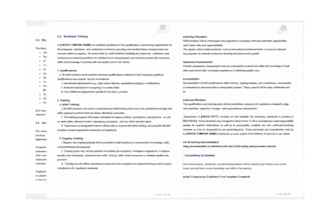 provide policy and procedures manual and business plan