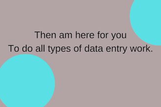 do fastest   data entry  web research and copy paste