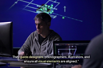 be art director, brand director for art direction, website and brand strategy