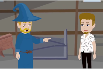 do custom 2d cartoon music video, 2d animation video, motion graphics, trailer