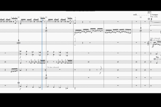 write percussion parts for your concert or marching ensembles