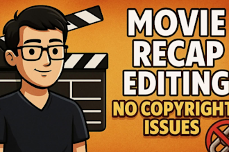 edit movie recap and explainer videos with no copyright issues