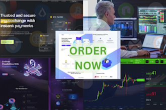 build forex landing page, cryptocurrency raffle draw investment sales funnel