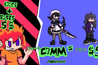 make all kinds of animations for your fnf mod