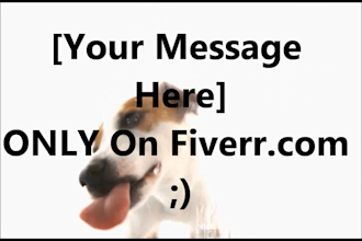 create A Dog Licking You Message