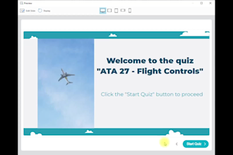 develop lms elearning course or quiz in scorm, aicc or cmi5